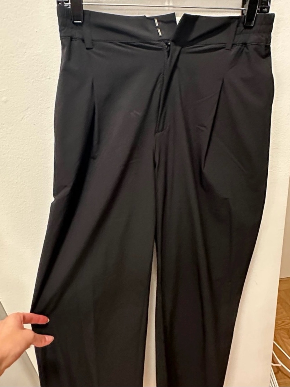 ALO Yoga Black Wide Leg Trouser Athletic Pants Size S